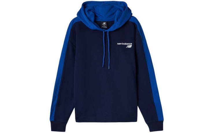 New Balance New Balance Sweatshirts Men's Blue Hooded Moderate Regular