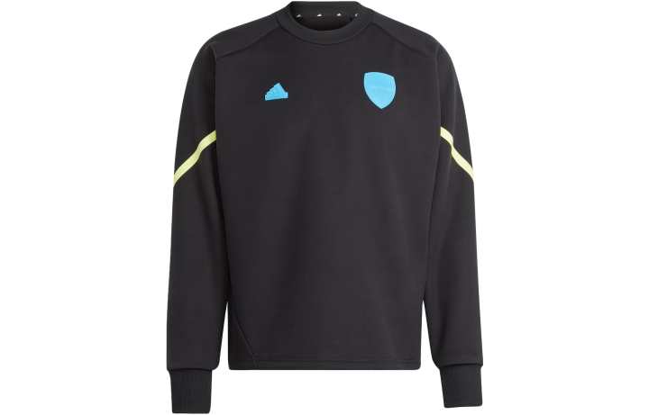 Adidas Adidas Arsenal Sweatshirts Men's Black Crew Neck Moderate Regular