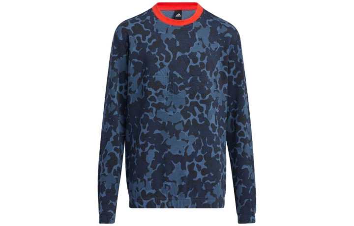 Adidas Adidas Sweatshirts Men's Blue Crew Neck Moderate Regular