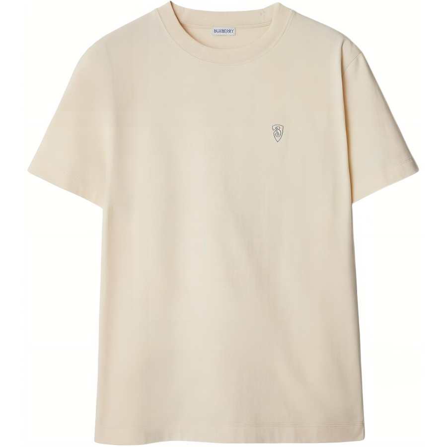Burberry Logo embroidered T shirt
