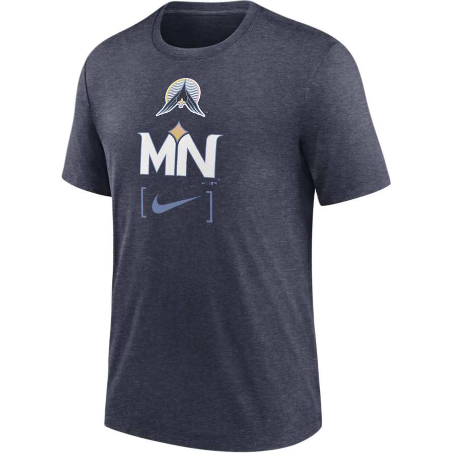 Nike Nike x MLB Minnesota Twins City Connect T Shirt Men's Marine Blue