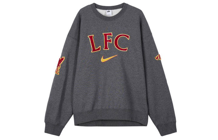 Nike Nike Sweatshirts Men's Light Gray Crew Neck Moderate