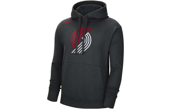 Nike Nike Nba Portland Trail Blazers Fleece Pullover Loose Fit Hoodie