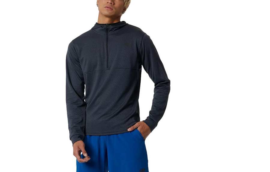 New Balance New Balance Sweatshirts Men's Black Hooded Moderate Other