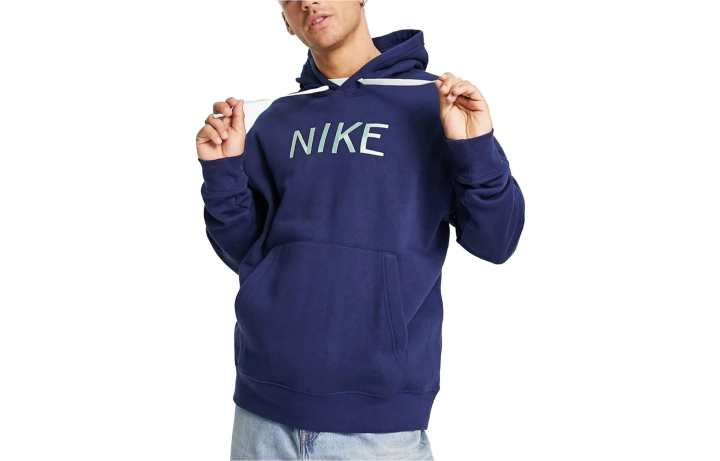 Nike Nike Sweatshirts Men's Blue Hooded Thin Regular