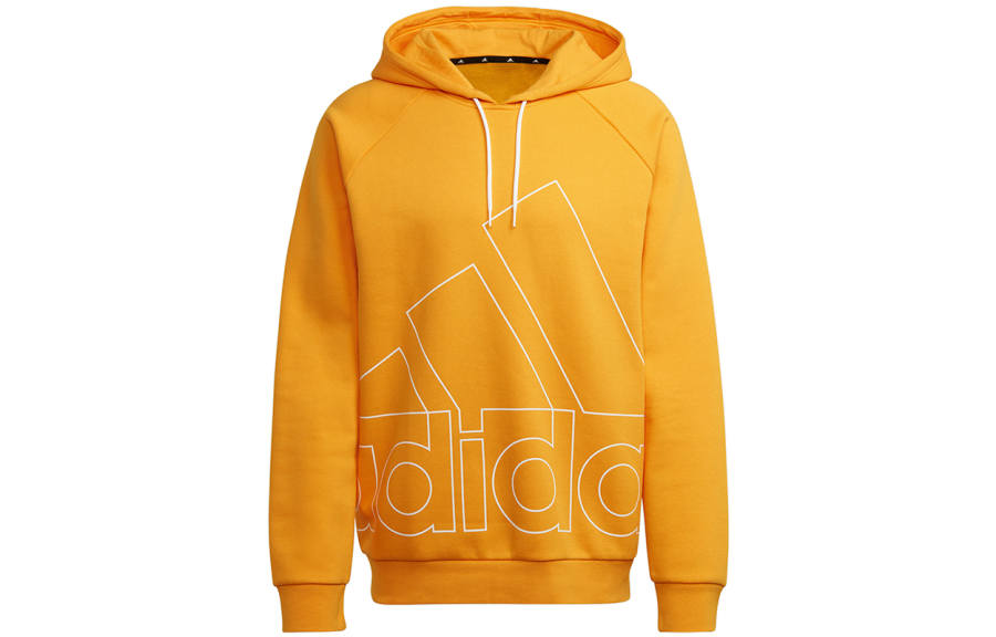 Adidas Adidas Sweatshirts Men's Gold Hooded Moderate Regular