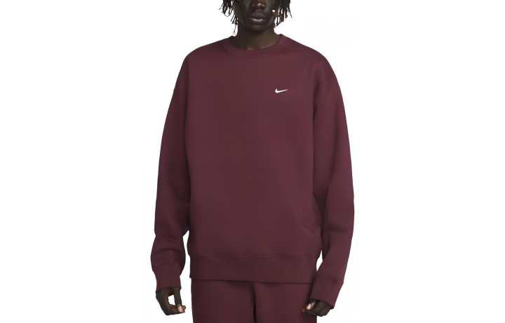 Nike Nike Sweatshirts Men's Dark Red Crew Neck Moderate