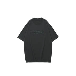 XVESSEL T Shirts Unisex Black Crew Neck Heavyweight