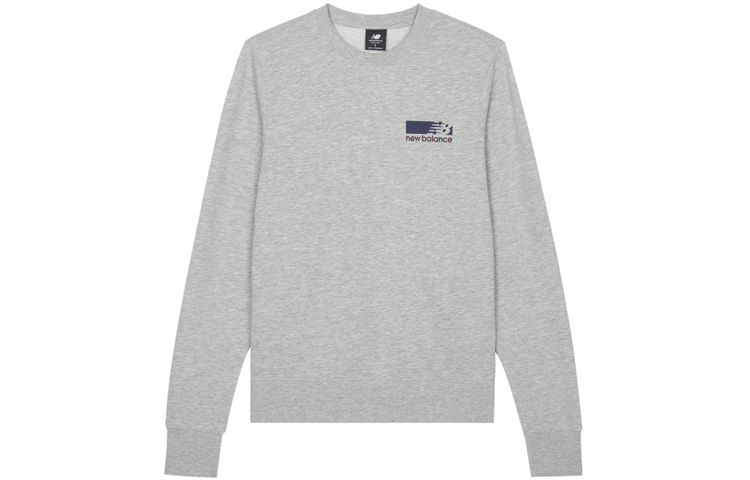 New Balance New Balance Lifestyle Casual Collection Sweatshirts Men's Gray Crew Neck Moderate Regular