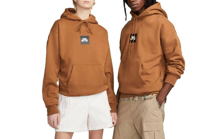 Nike Nike Sweatshirts Unisex Khaki Hooded Moderate Other