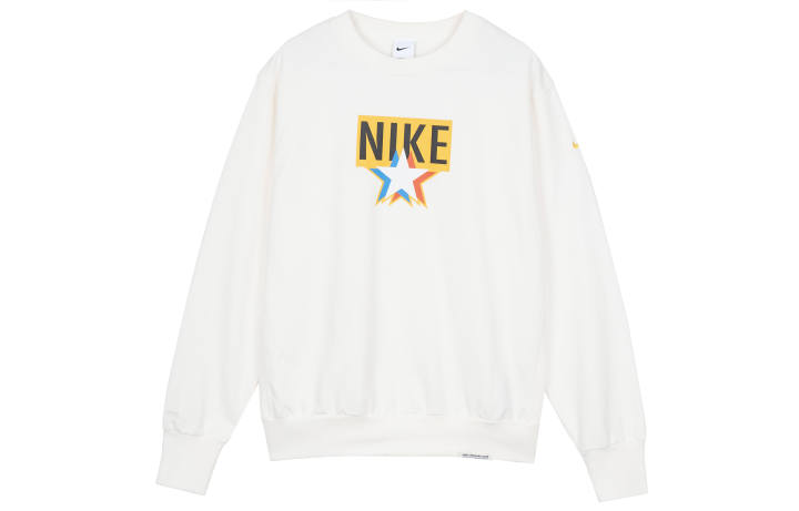 Nike Nike Sweatshirts Men's Ecru Crew Neck Moderate Regular
