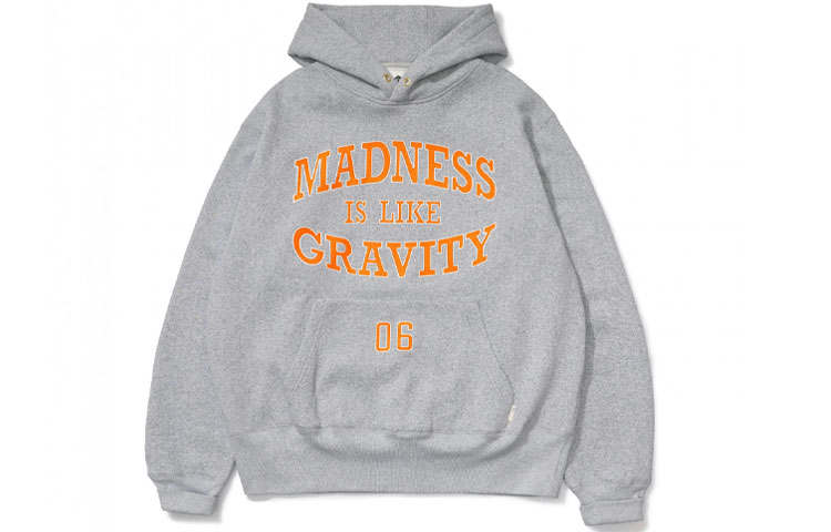 MADNESS Sweatshirts Unisex Gray Hooded Moderate Regular