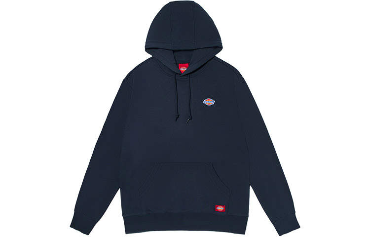 Dickies Sweatshirts Unisex Dark Marine Blue Hooded Moderate