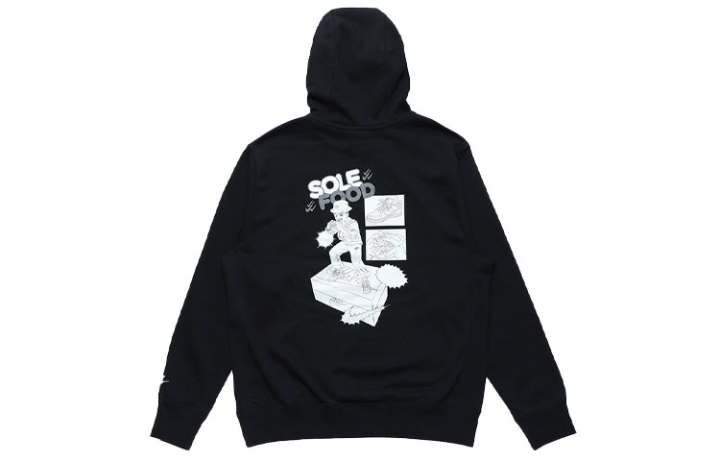 Nike Nike Sweatshirts Men's Black Hooded Moderate
