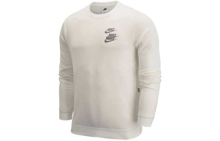 Nike Nike Sweatshirts Unisex Sail White Crew Neck Moderate Regular