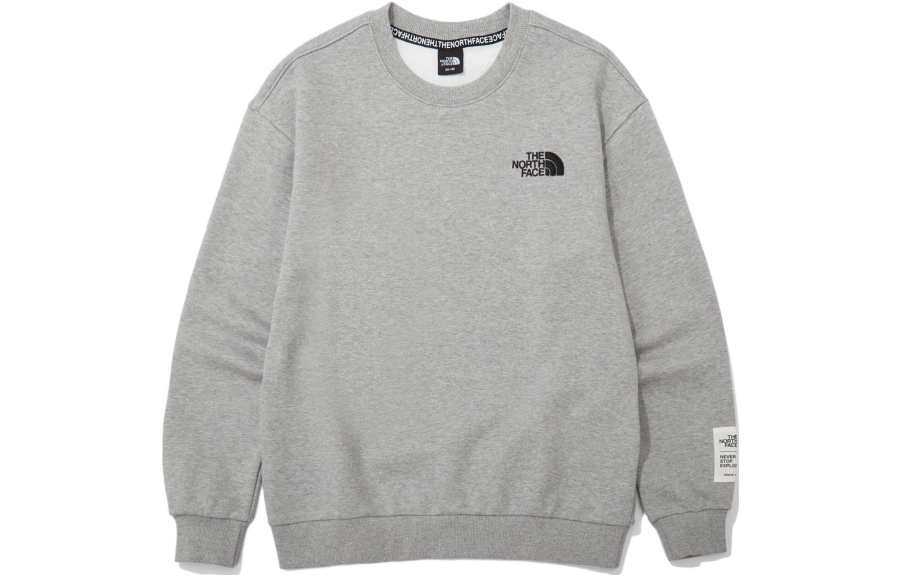THE NORTH FACE Sweatshirts Men's Gray Crew Neck Moderate Other