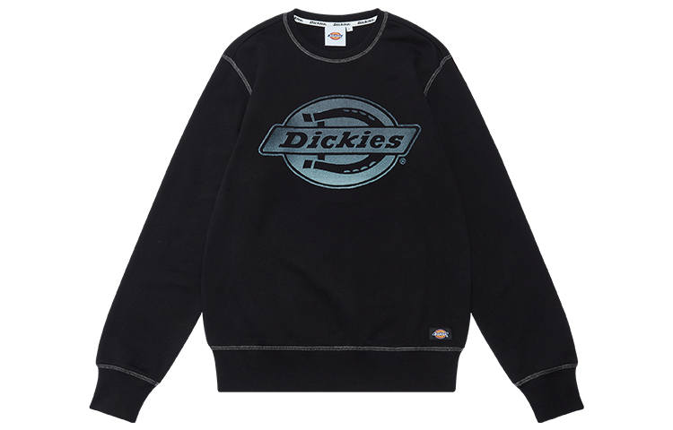 Dickies Sweatshirts Unisex Black Crew Neck Moderate Heavyweight
