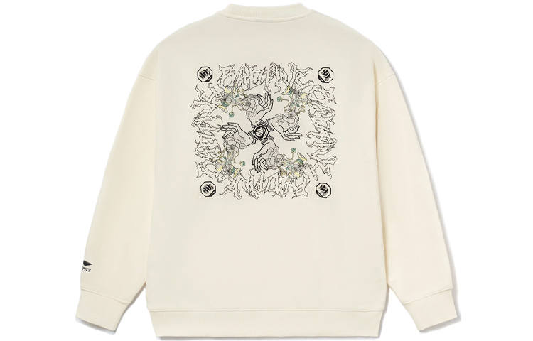 Li-Ning Li Ning Sweatshirt Unisex Vanilla White
