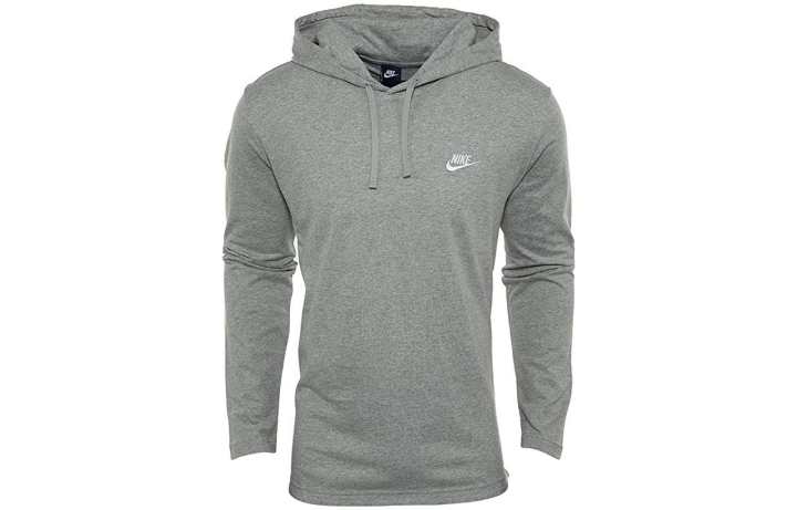 Nike Nike Sweatshirts Men's Gray Hooded Moderate Regular