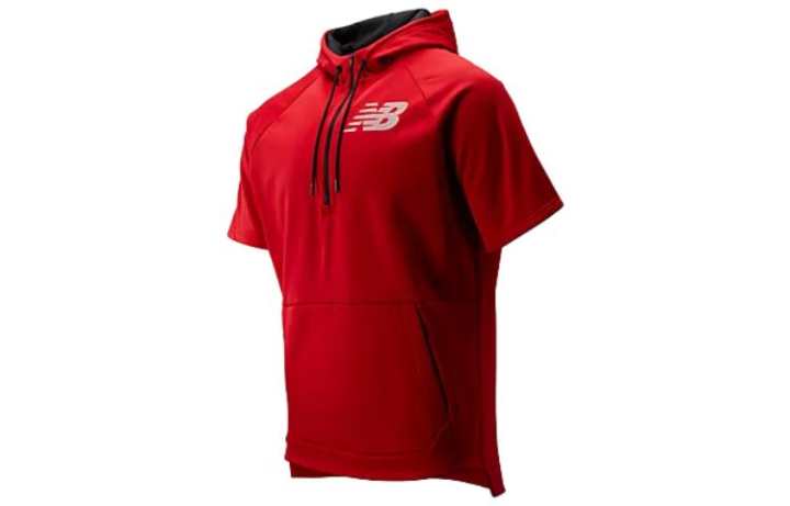 New Balance New Balance Sweatshirts Men's Red Hooded Moderate Regular