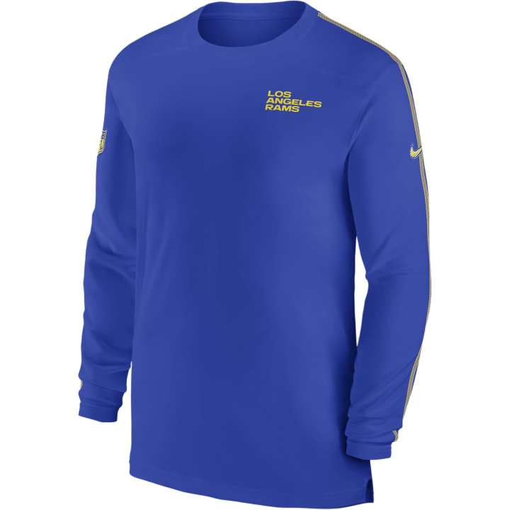 Nike Nike Los Angeles Rams Sideline Coach Men's Nike Dri FIT Nfl Long Sleeve Top
