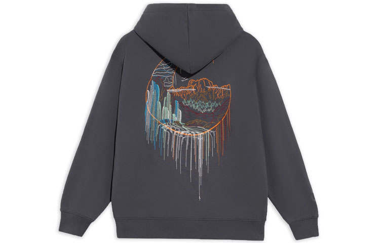 Li-Ning Li Ning Sweatshirts Men's Gray Hooded Moderate Regular