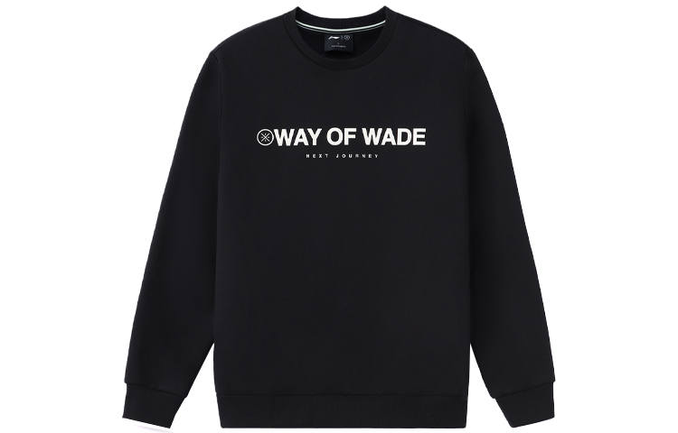 Li-Ning Li Ning Wade Collection Sweatshirts Men's Black Crew Neck Thickened Regular