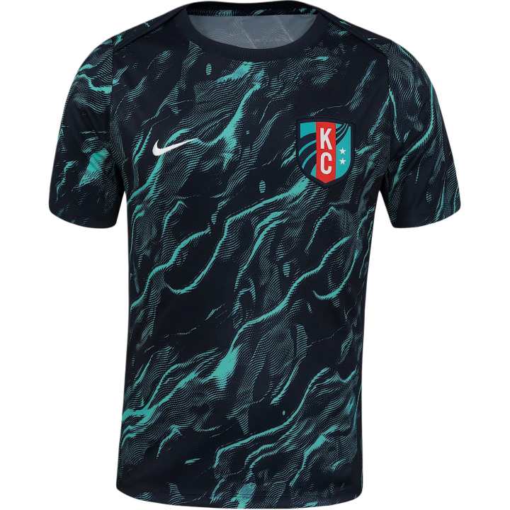 Nike Nike Kc Current 2025 Men's Nike Nwsl Short-Sleeve Pre-Match Top