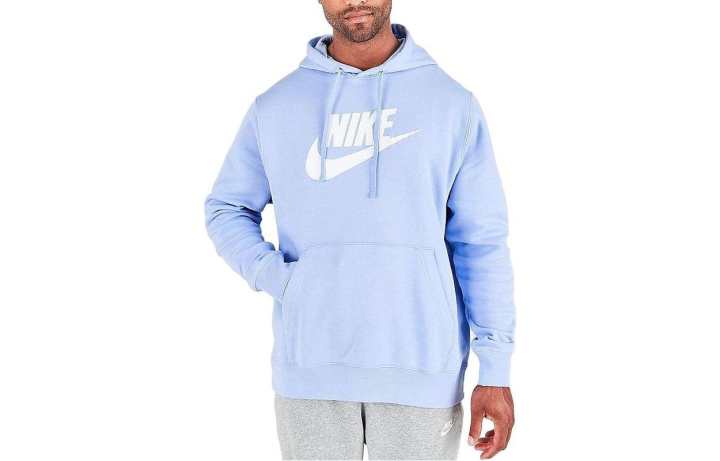 Nike Nike Sweatshirts Men's Blue Hooded Moderate Regular