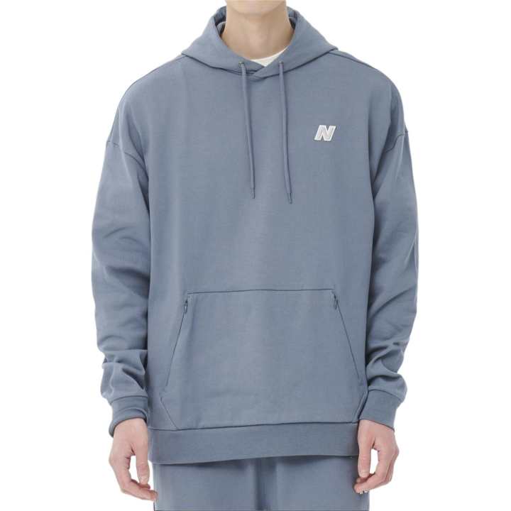 New Balance New Balance Sweatshirts Unisex Arctic Gray Hooded Moderate Regular