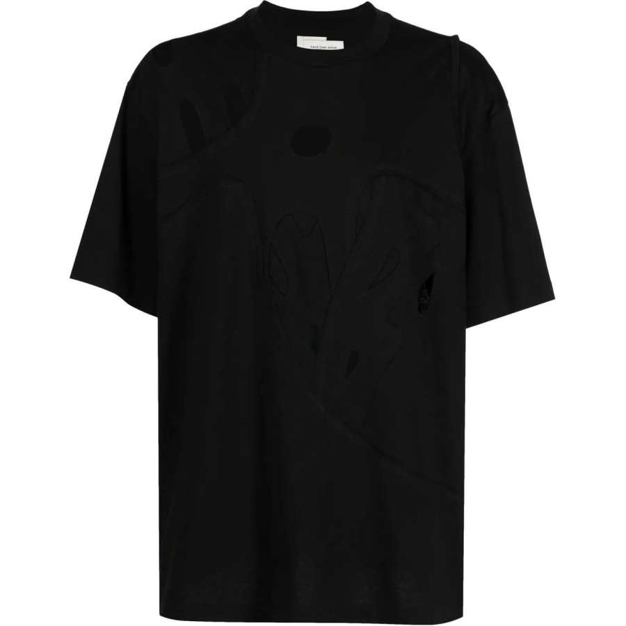 Feng Chen Wang cut-out detail cotton T-shirt