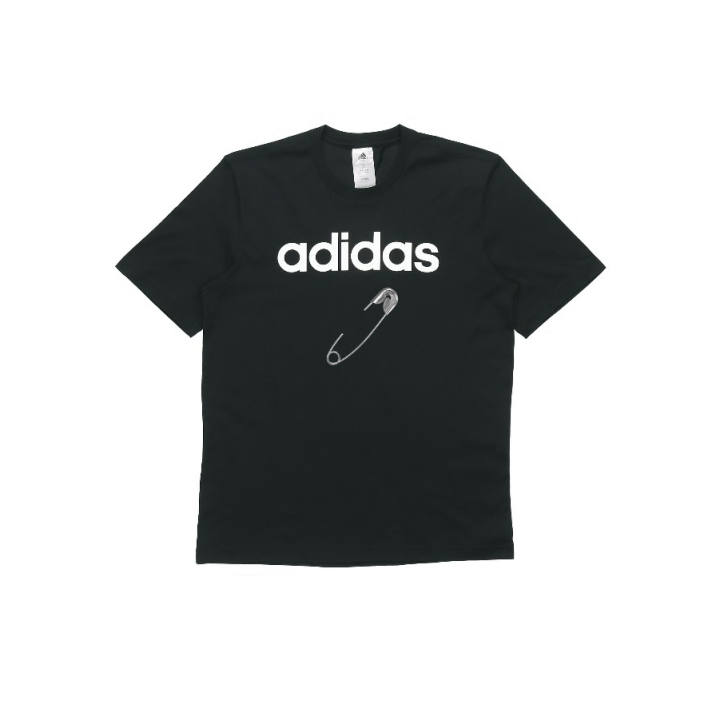Adidas Adidas T Shirts Unisex Black Crew Neck Moderate Straight Fit