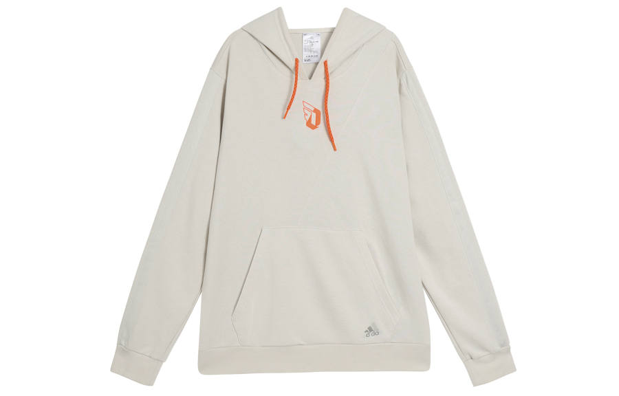 Adidas Adidas Sweatshirts Men's Ivory White Hooded Moderate Regular