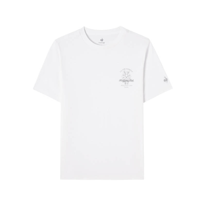 Le Coq Sportif T Shirts Men's Crew Neck Moderate Straight Fit