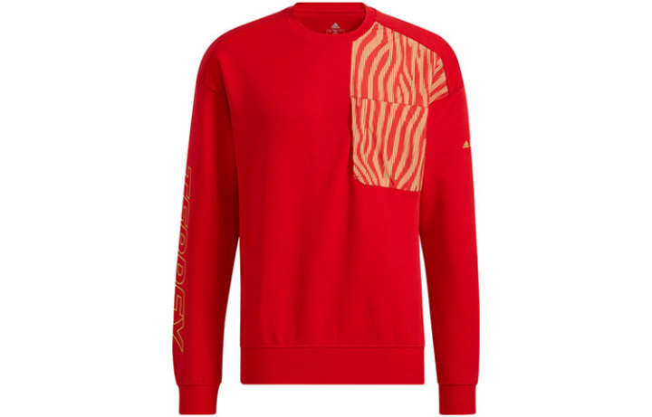 Adidas Adidas Sweatshirts Unisex Red Crew Neck Moderate Regular