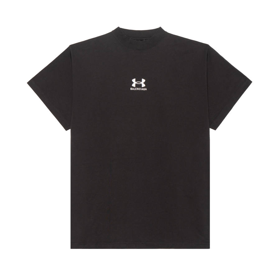 Balenciaga x Under Armour SS25 T Shirt Loose Fit Unisex Black