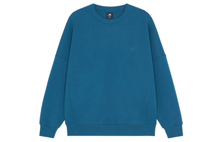 New Balance New Balance Lifestyle Casual Sweatshirts Men's Blue Crew Neck Moderate Regular