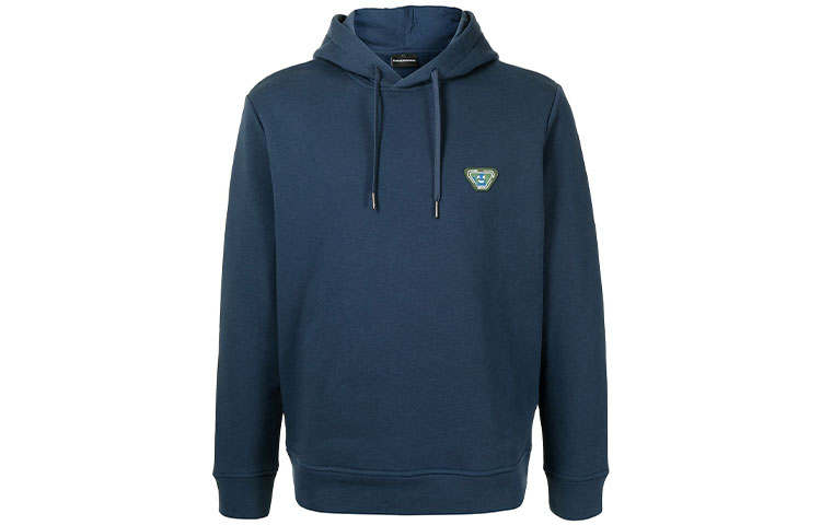 EMPORIO ARMANI Sweatshirts Men's Blue Hooded Moderate Regular