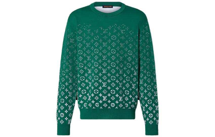 LOUIS VUITTON Louis Vuitton monogram knit cotton top