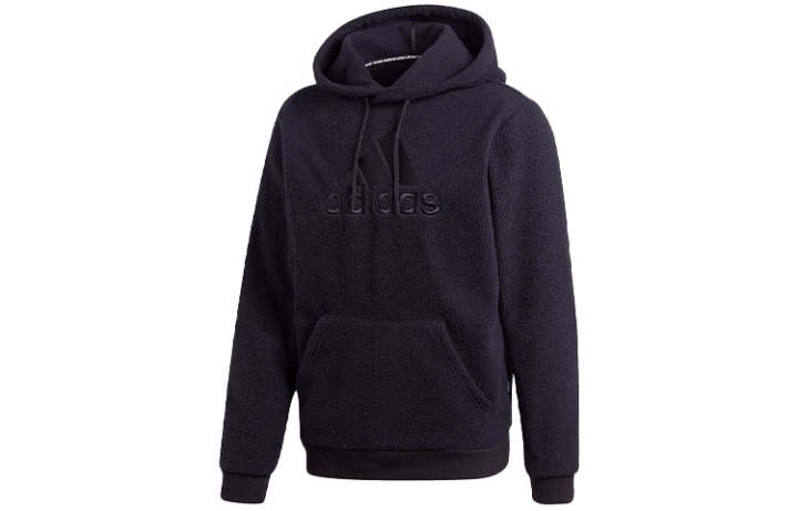Adidas Adidas Sweatshirts Men's Black Hooded Moderate Regular