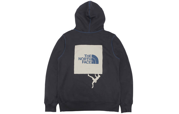 THE NORTH FACE Hooded Loose Fit Regular Sweatshirt Spring Fall Winter Men's Gray