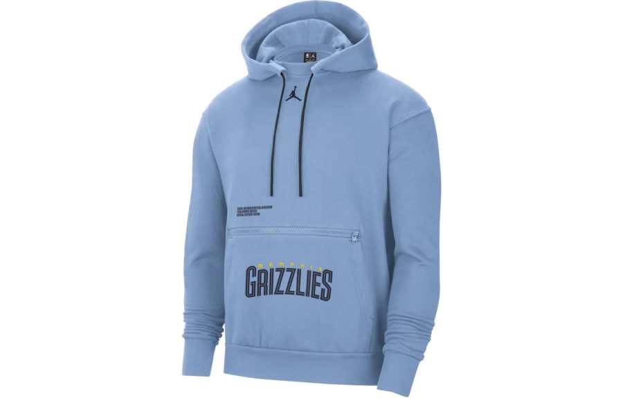 Jordan Jordan Memphis Grizzlies Courtside Statement Edition Men's Jordan Nba Fleece Pullover Hoodie