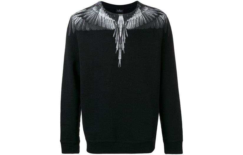 Marcelo Burlon Icon Wings Printed Crewneck Sweatshirt