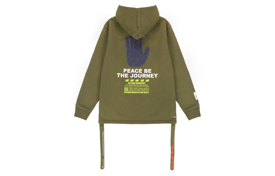 New Balance New Balance Salehe Bembury Sweatshirts Unisex Olive Hooded Moderate Regular