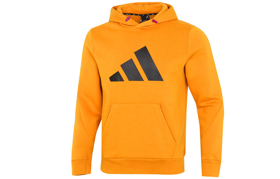 Adidas Adidas Sweatshirts Men's Orange Hooded Moderate Regular