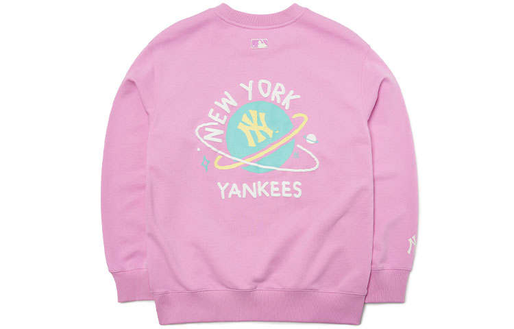 MLB MLB Sweatshirts Unisex Pink Crew Neck Moderate Other