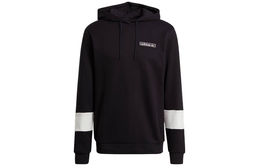 Adidas Originals Sweatshirts Men's Black Hooded Moderate Regular