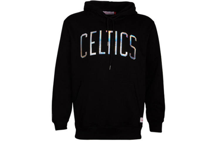 Mitchell Ness Mitchell Ness Sweatshirts Unisex Black Hooded Thickened Regular