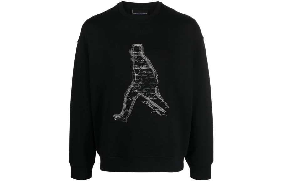 EMPORIO ARMANI SS23 Sweatshirt Men's Black