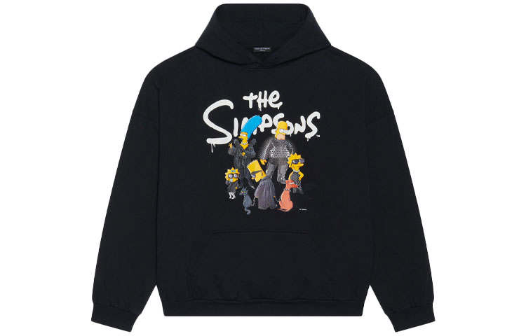 Balenciaga X The Simpsons Women'ss Wide Fit Hoodie